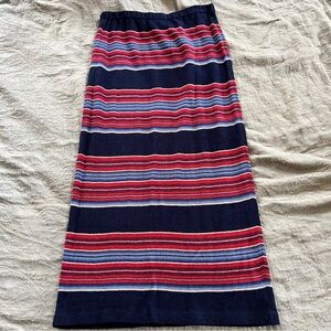 Lauren Ralph Lauren Boho Indie Long Maxi Skirt Size Medium Cotton/Linen Blend